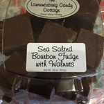 Sea Salted Bourbon Fudge With Walnuts