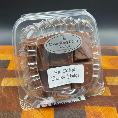 Sea Salted Bourbon Fudge